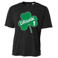 Personalize St Patricks Day Matching Custom Drunk Cooling Performance Crew T-Shirt