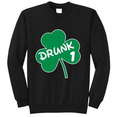 Personalize St Patricks Day Matching Custom Drunk Sweatshirt