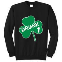 Personalize St Patricks Day Matching Custom Drunk Sweatshirt