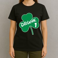 Personalize St Patricks Day Matching Custom Drunk T-Shirt