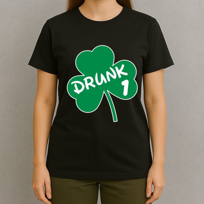 Personalize St Patricks Day Matching Custom Drunk T-Shirt