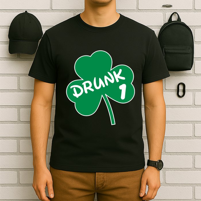 Personalize St Patricks Day Matching Custom Drunk T-Shirt