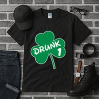 Personalize St Patricks Day Matching Custom Drunk Tall T-Shirt