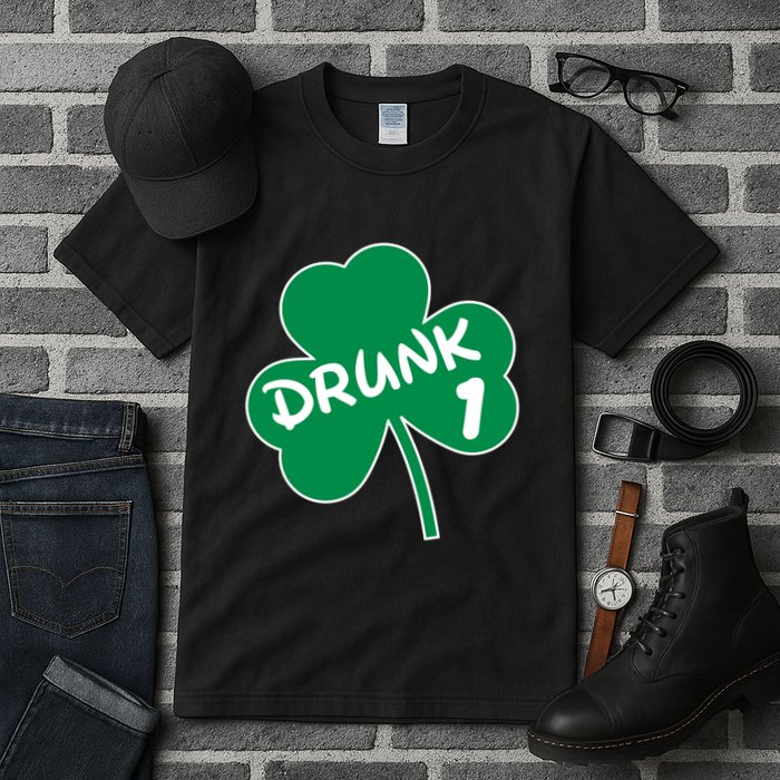 Personalize St Patricks Day Matching Custom Drunk Tall T-Shirt