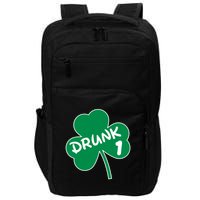Personalize St Patricks Day Matching Custom Drunk Impact Tech Backpack