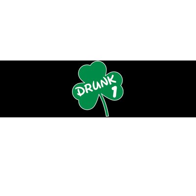 Personalize St Patricks Day Matching Custom Drunk Bumper Sticker