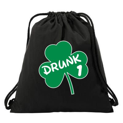 Personalize St Patricks Day Matching Custom Drunk Drawstring Bag