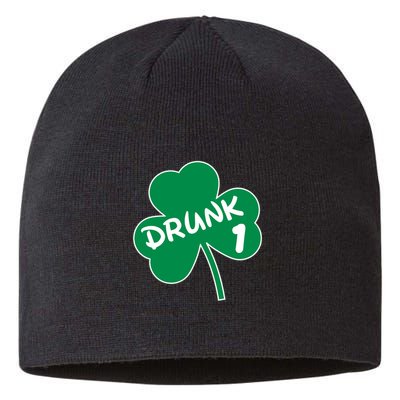 Personalize St Patricks Day Matching Custom Drunk Sustainable Beanie
