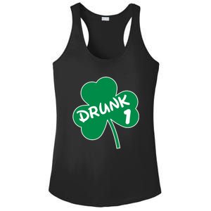 Personalize St Patricks Day Matching Custom Drunk Ladies PosiCharge Competitor Racerback Tank