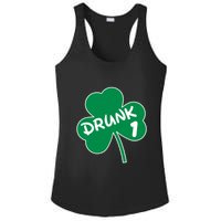 Personalize St Patricks Day Matching Custom Drunk Ladies PosiCharge Competitor Racerback Tank