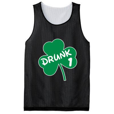 Personalize St Patricks Day Matching Custom Drunk Mesh Reversible Basketball Jersey Tank