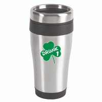Personalize St Patricks Day Matching Custom Drunk 16oz Travel Tumbler