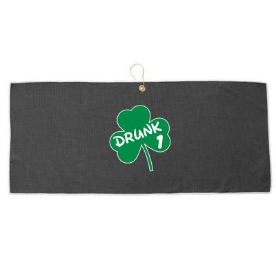 Personalize St Patricks Day Matching Custom Drunk Large Microfiber Waffle Golf Towel