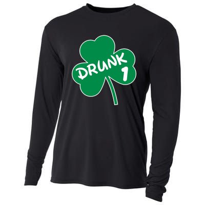 Personalize St Patricks Day Matching Custom Drunk Cooling Performance Long Sleeve Crew