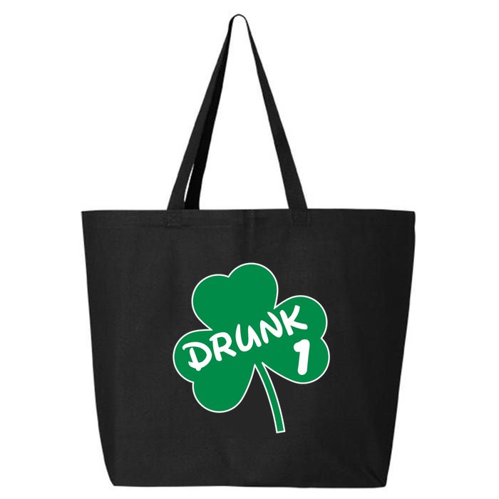 Personalize St Patricks Day Matching Custom Drunk 25L Jumbo Tote