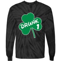 Personalize St Patricks Day Matching Custom Drunk Tie-Dye Long Sleeve Shirt