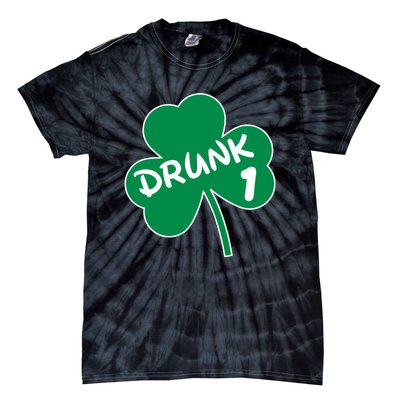 Personalize St Patricks Day Matching Custom Drunk Tie-Dye T-Shirt