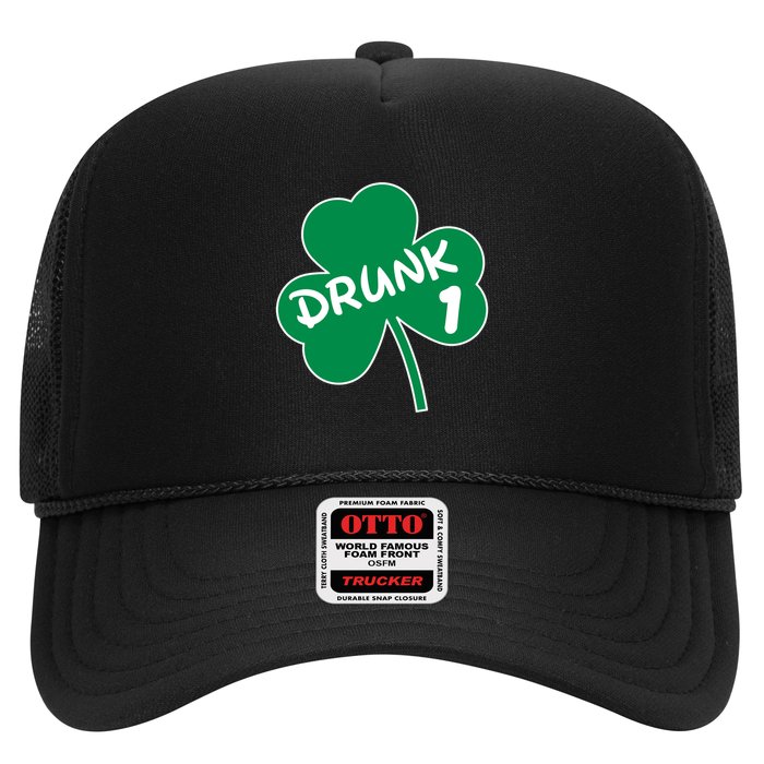 Personalize St Patricks Day Matching Custom Drunk Trucker Hat
