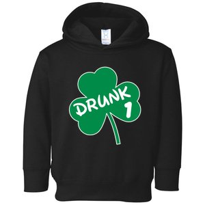 Personalize St Patricks Day Matching Custom Drunk Toddler Hoodie