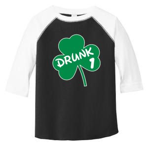 Personalize St Patricks Day Matching Custom Drunk Toddler Fine Jersey T-Shirt