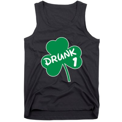 Personalize St Patricks Day Matching Custom Drunk Tank Top