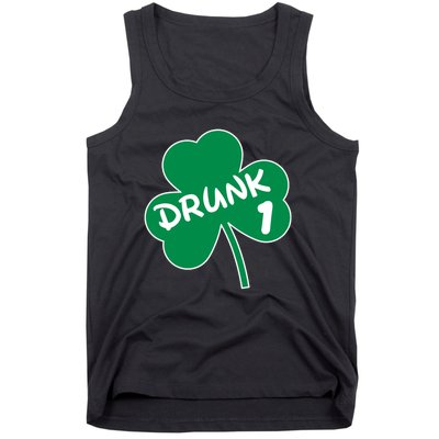 Personalize St Patricks Day Matching Custom Drunk Tank Top