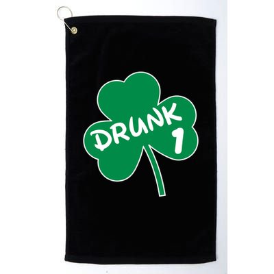 Personalize St Patricks Day Matching Custom Drunk Golf Towel