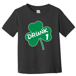 Personalize St Patricks Day Matching Custom Drunk Toddler T-Shirt