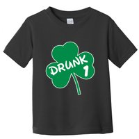 Personalize St Patricks Day Matching Custom Drunk Toddler T-Shirt