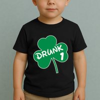 Personalize St Patricks Day Matching Custom Drunk Toddler T-Shirt