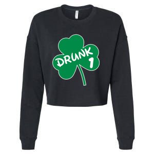 Personalize St Patricks Day Matching Custom Drunk Cropped Pullover Crew