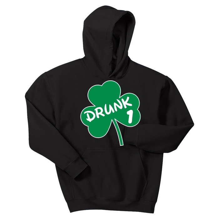 Personalize St Patricks Day Matching Custom Drunk Kids Hoodie