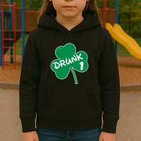 Personalize St Patricks Day Matching Custom Drunk Kids Hoodie