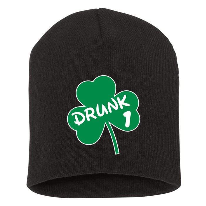 Personalize St Patricks Day Matching Custom Drunk Short Acrylic Beanie