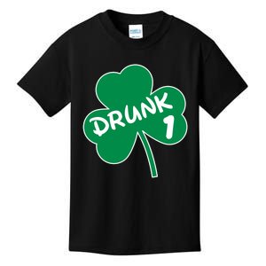 Personalize St Patricks Day Matching Custom Drunk Kids T-Shirt