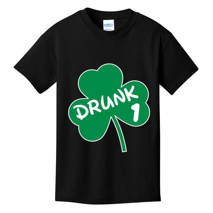 Personalize St Patricks Day Matching Custom Drunk Kids T-Shirt