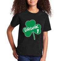 Personalize St Patricks Day Matching Custom Drunk Kids T-Shirt
