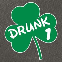 Personalize St Patricks Day Matching Custom Drunk Cotton Canvas Backpack