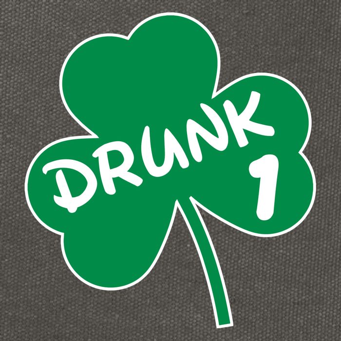 Personalize St Patricks Day Matching Custom Drunk Cotton Canvas Backpack