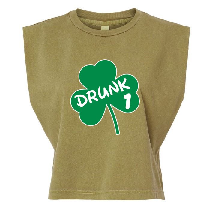 Personalize St Patricks Day Matching Custom Drunk Garment-Dyed Women's Muscle Tee