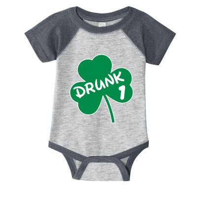 Personalize St Patricks Day Matching Custom Drunk Infant Baby Jersey Bodysuit