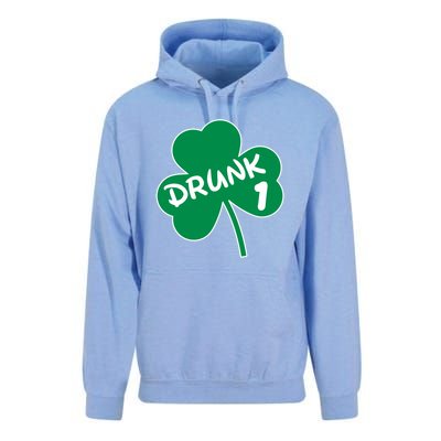 Personalize St Patricks Day Matching Custom Drunk Unisex Surf Hoodie