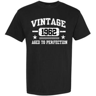 Personalize Vintage Birthday Age To Perfection Custom Year Garment-Dyed Heavyweight T-Shirt