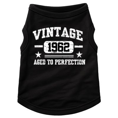 Personalize Vintage Birthday Age To Perfection Custom Year Doggie Tank