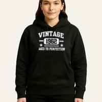 Personalize Vintage Birthday Age To Perfection Custom Year Hoodie