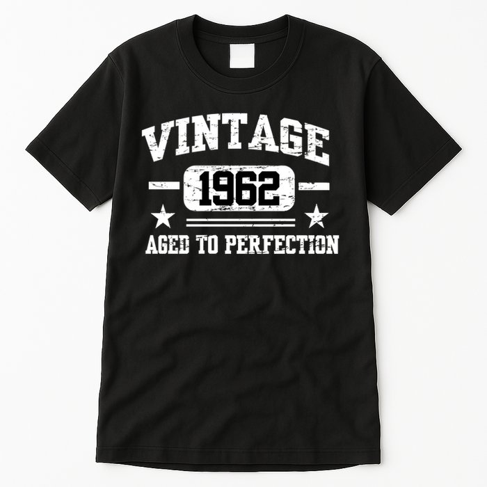 Personalize Vintage Birthday Age To Perfection Custom Year Tall T-Shirt