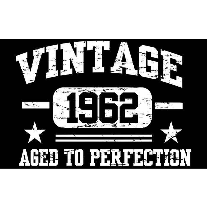 Personalize Vintage Birthday Age To Perfection Custom Year Bumper Sticker