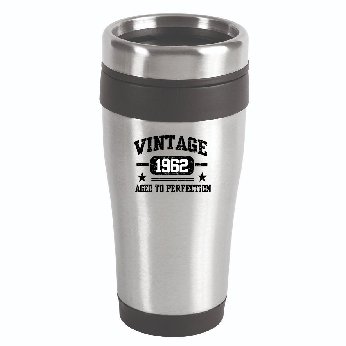 Personalize Vintage Birthday Age To Perfection Custom Year 16oz Travel Tumbler