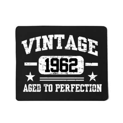 Personalize Vintage Birthday Age To Perfection Custom Year Mousepad