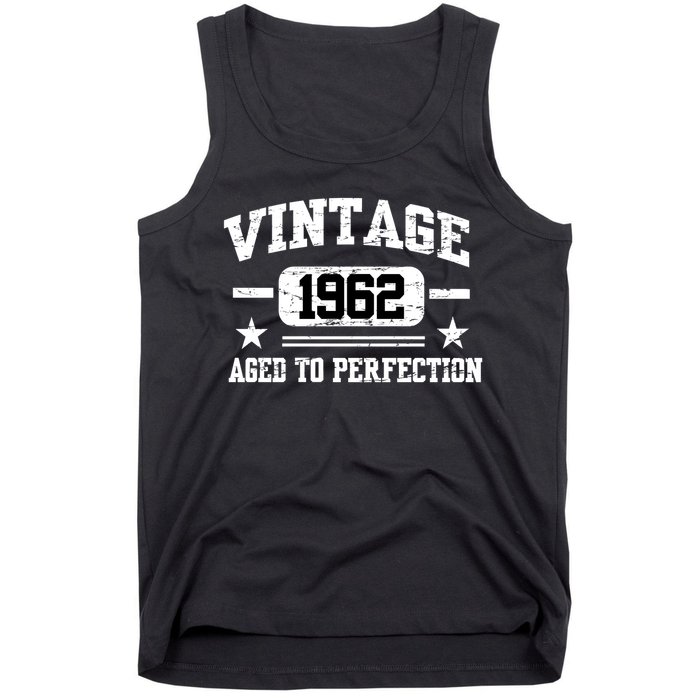 Personalize Vintage Birthday Age To Perfection Custom Year Tank Top